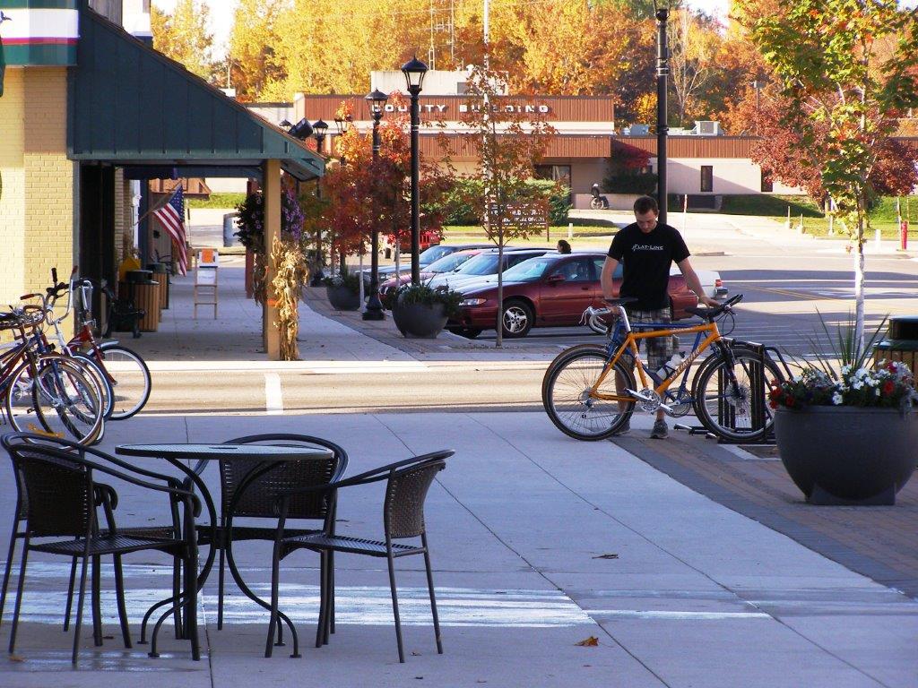 Downtown Grayling in Fall