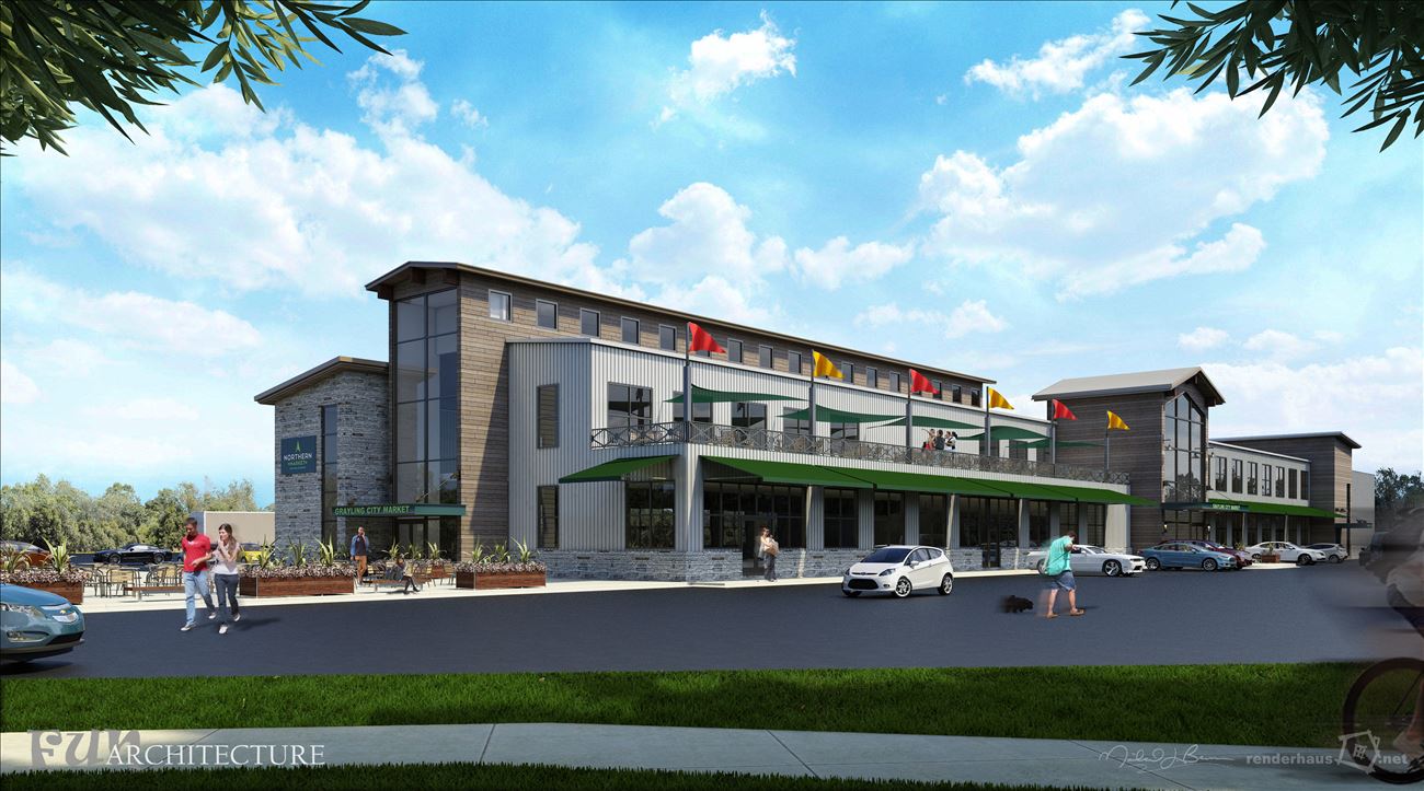 Northern Market Rendering